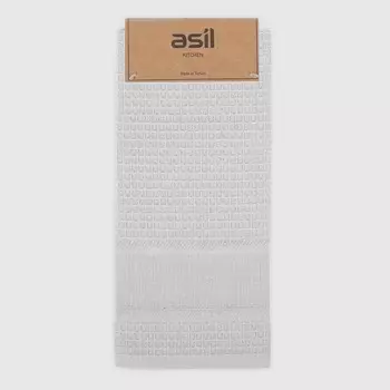 Полотенце кухонное Asil вафля серый 45х70 см