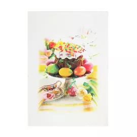 Полотенце кухонное Оршанский льнокомбинат пасхальный завтрак 50х70