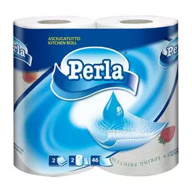 Полотенце кухонное Perla , 2 слоя 2 рулона (153481/W0220/154371)