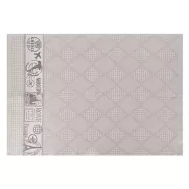 Полотенце кухонное вафельное Cleanelly серое 50х70 см