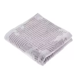 Полотенце махровое Cleanelly нуовэ террэ 70х140 пестротканное бело-серое