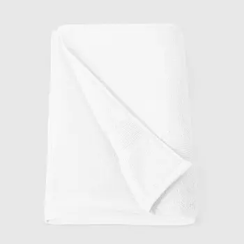 Полотенце махровое Erteks Cirrus 50x100см титан/белое