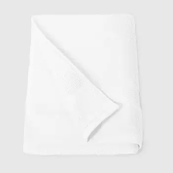 Полотенце махровое Erteks Cirrus 70x140см титан/белое