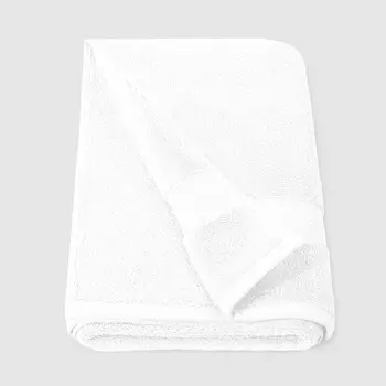 Полотенце махровое Erteks Cirrus 70x140см титан/белое