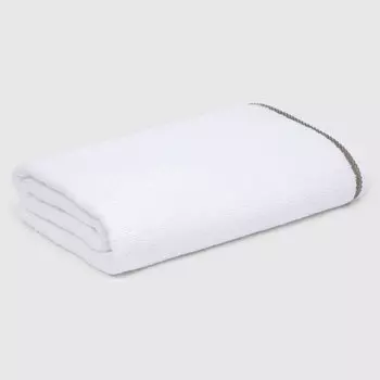 Полотенце махровое Hometex Selena белый-бежевый 100x150 см