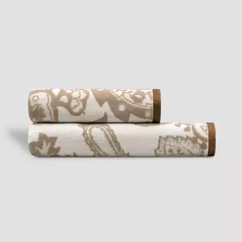 Полотенце Togas Ралини 50х100 см Бело-бежевый