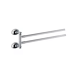Полотенцедержатель поворотный Grampus Briz серебряный 44х6х14 см
