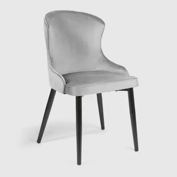 Полукресло Langfang romance Изабелла светло-серое 65х50х86 см