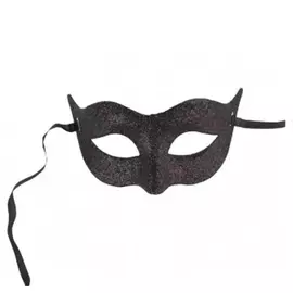 Полумаска Блеск Carnival Toys черная