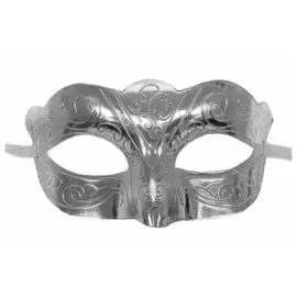 Полумаска Long Cheng Yiwu City коломбина серебряный