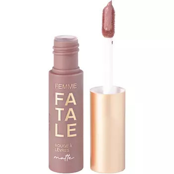 Помада для губ Vivienne Sabo Femme Fatale, жидкая, матовая, устойчивая, тон 03, CHERIE/натуральный, 3мл.
