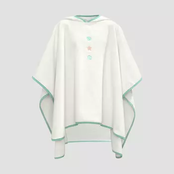 Пончо с капюшоном Togas Kids Циркус белый 70х100 см