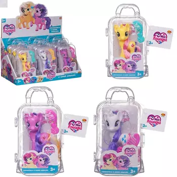 Пони ABtoys в чемоданчике с аксессуарами (PT-01401) в ассортименте
