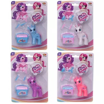 Пони-единорог ABtoys с игровыми предметами (PT-01386) в ассортименте 4 вида