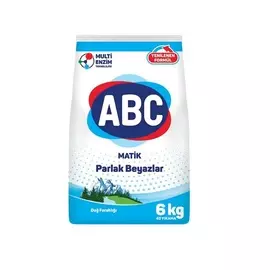 Порошок ABC для стирки белья Свежесть гор 6 кг