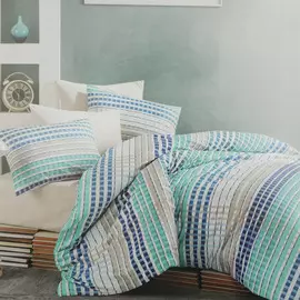 Постельный комплект Bahar ranforce евро tema v1