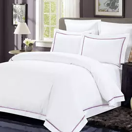 Постельный комплект евро Санремо лило Sofi De Marko (ЕВРО-4657)