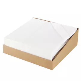 Постельный комплект семейный Bella casa white / cream stripes