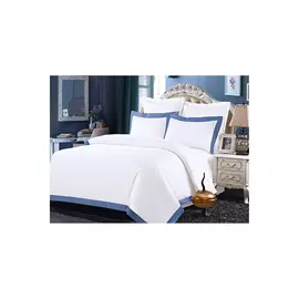 Постельный комплект семейный Мортелло син Sofi De Marko (7Е-4648)