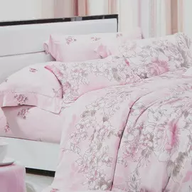 Постельный комплект семейный Wonne Traum Бизнес розалини 7 предметов