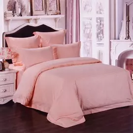 Постельный комплект Sofi de Marko Данелия персик евро 200х220 см