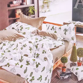 Постельный комплект Sofi De Marko Кактус 1.5 спальный 160х220 см