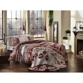 Постельный комплект TAC Snowden красный