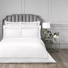 Постельный комплект Togas Джаспер белый/синий Двуспальный