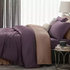 Постельный комплект Togas сенса сливовый 145x200-2/260х270/50x70-2