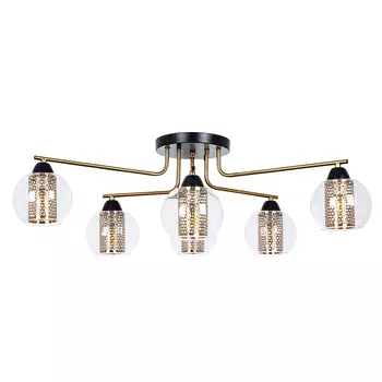 Потолочная люстра Arte Lamp MANCHESTER A7045PL-6BK