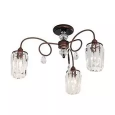 Потолочная люстра Citilux Синди коричневый CL330133