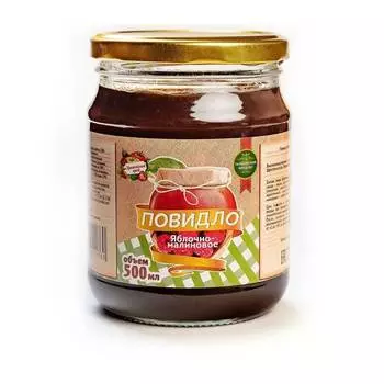 Повидло Урожайный край яблочно-малиновое 500 г