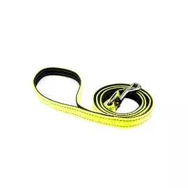Поводок для собак GREAT&amp;SMALL Со светоотражающей острочкой 20х1200мм желтый