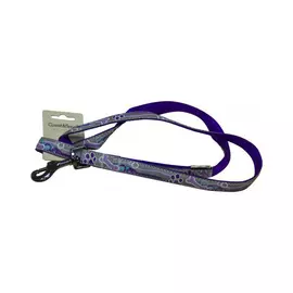 Поводок для собак GREAT&amp;SMALL Светоотражающий 10x1200мм фиолетовый