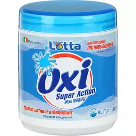 Пятновыводитель Lotta Oxi Для белого белья 400 гр