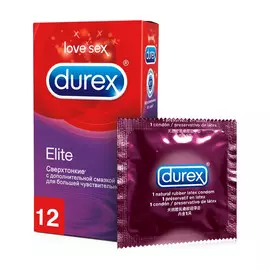 Презервативы Durex Elite сверхтонкие 12 шт