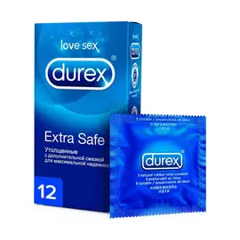 Презервативы Durex Extra Safe утолщенные 12 шт