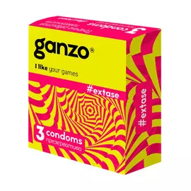 Презервативы Ganzo New Extase 3 шт