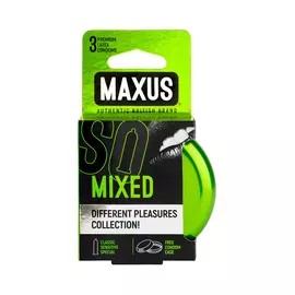 Презервативы Maxus Mixed 3 шт