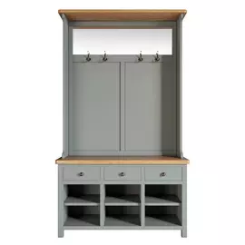 Прихожая Этажерка Jules Verne в сером цвете JV13ETGG