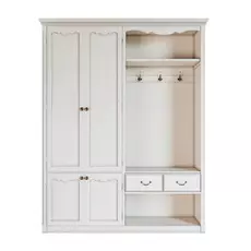 Прихожая Этажерка Леонтина с двустворчатым шкафом ST9361