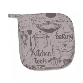 Прихватка Лён Наш Кухня капучино 20х20 см