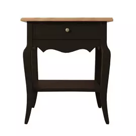 Прикроватная тумба Leontina 1 ящик ST9302ETG/BLK