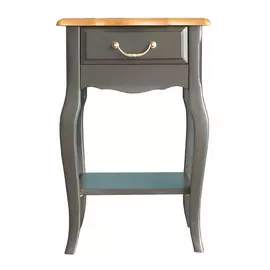 Прикроватная тумба Leontina 1 ящик ST9302SETG/BLK