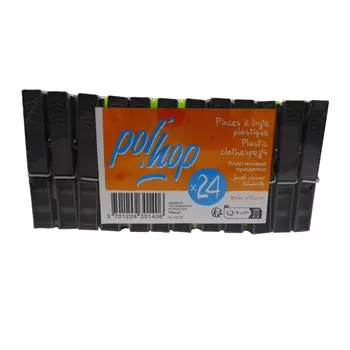 Прищепки бельевые Polhop 24 шт
