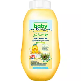 Присыпка детская Babyline С сосновой пыльцой 125 г