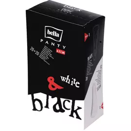 Прокладки Bella Panty Slim White &amp; Black 40 шт