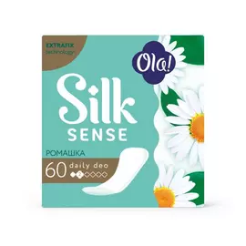 Прокладки ежедневные Ola! Silk Sense Daily Deo Ромашка 60 шт