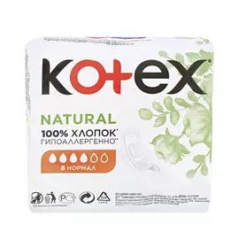 Прокладки Kotex Natural Normal 8 шт