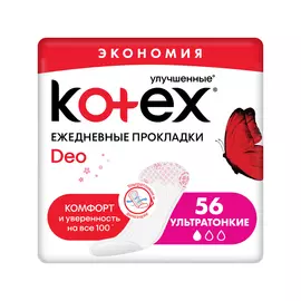Прокладки Kotex Super Slim Deo 60 шт